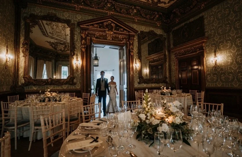 There&rsquo;s something quietly magical about a day done beautifully 🤍

Natalie &amp; Thomas at Hawkstone Hall &mdash; all soft whites, trailing greens, and that unmistakable feeling of romance woven through every moment. Eucalyptus drifting between