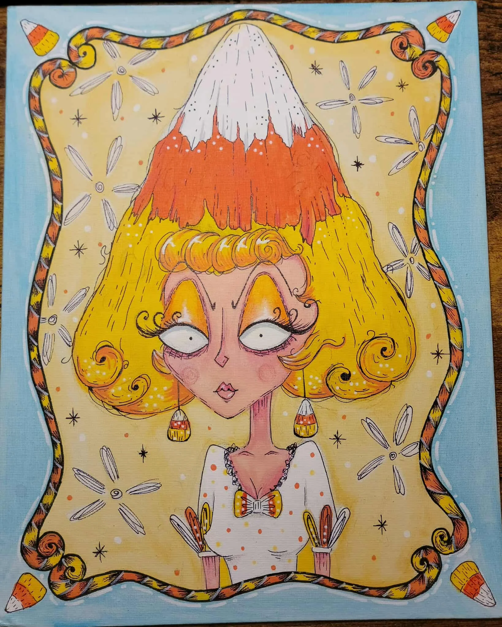 candy corn girl acrylic painting.jpg