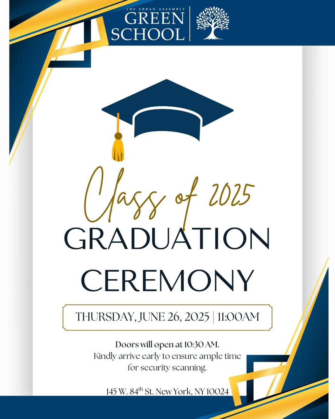 🎉🎓 We are less than 24 hours away from our Graduation Ceremony! 🎓🎉

We couldn&rsquo;t be prouder of our incredible Class of 2025 &mdash; your hard work, dedication, and perseverance inspire us all. Today, we celebrate YOU and the bright future th