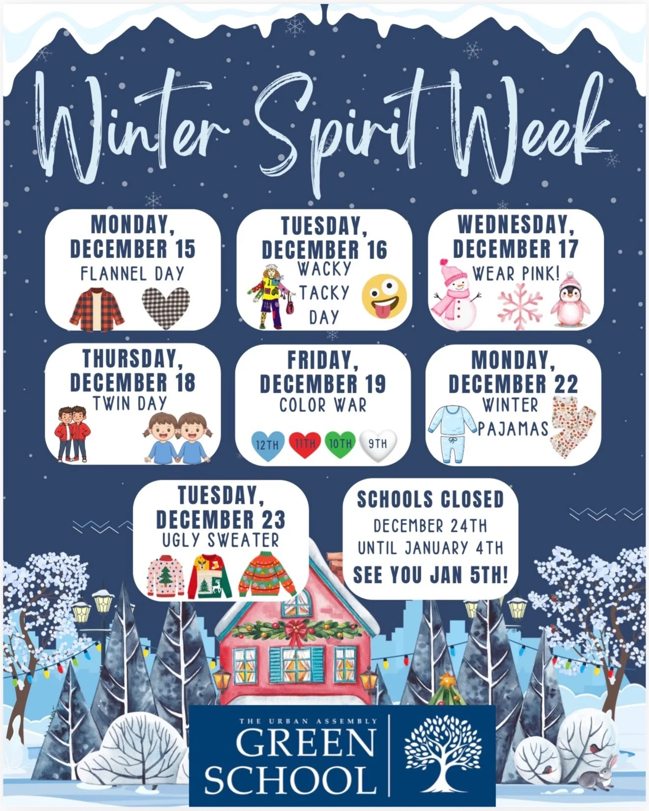 WINTER SPIRIT WEEK HAS ARRIVED!!!