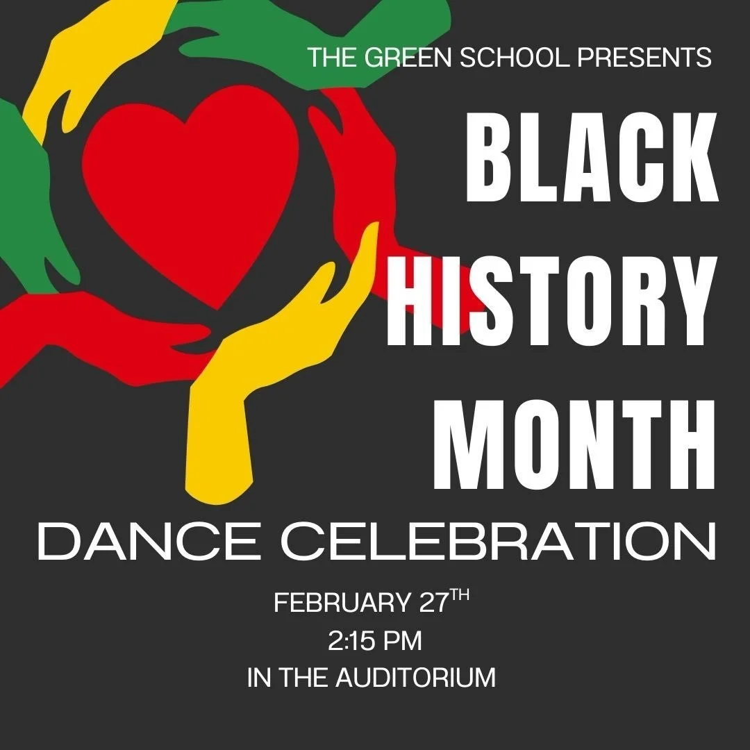 Today we celebrate. Today we dance. Today we honor legacy.
Our Green School students have prepared a powerful performance in recognition of Black History Month &mdash; a tribute to the brilliance, resilience, culture, and contributions that continue 
