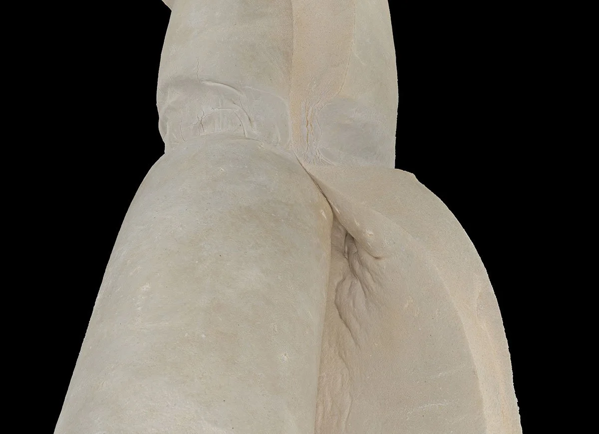 Detail from 3D Scan of Foam Sculpture by Barb Smith