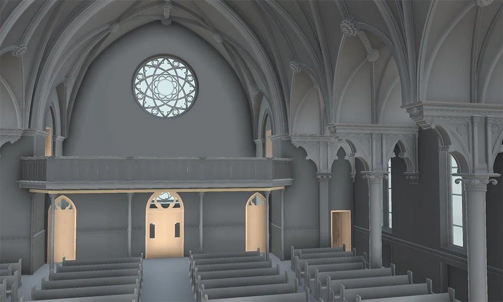 Laser Scanning St Patrick’s Church in Connecticut