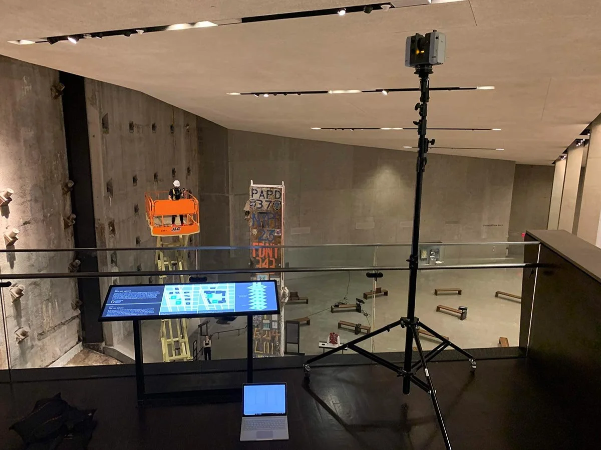 Creating a Digital Twin of The Last Column at the 9/11 Museum