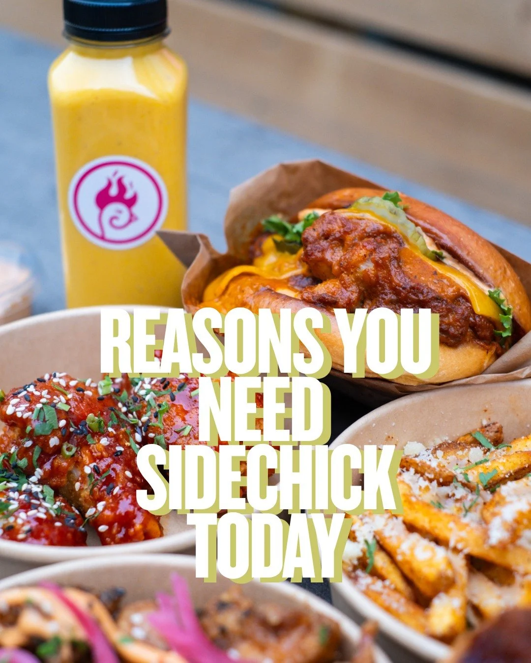 There's always a reason to go to Sidechick 💁&zwj;♀️

#sidechick #betterthanyourmainchick #CopenhagenFood #CphFood #K&oslash;benhavn #TakeawayCopenhagen #CopenhagenTakeaway #DeldinMad  #SpisIByen #chickenburger #friedchicken #cph