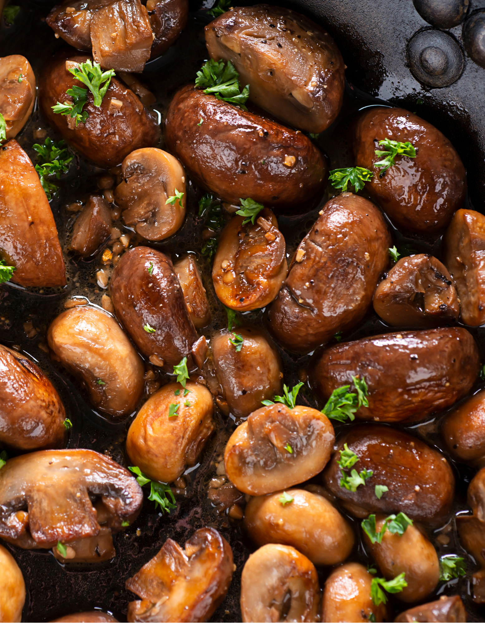 Health Interventions In Nutrition: Garlic, Mushrooms & Spinach Saute