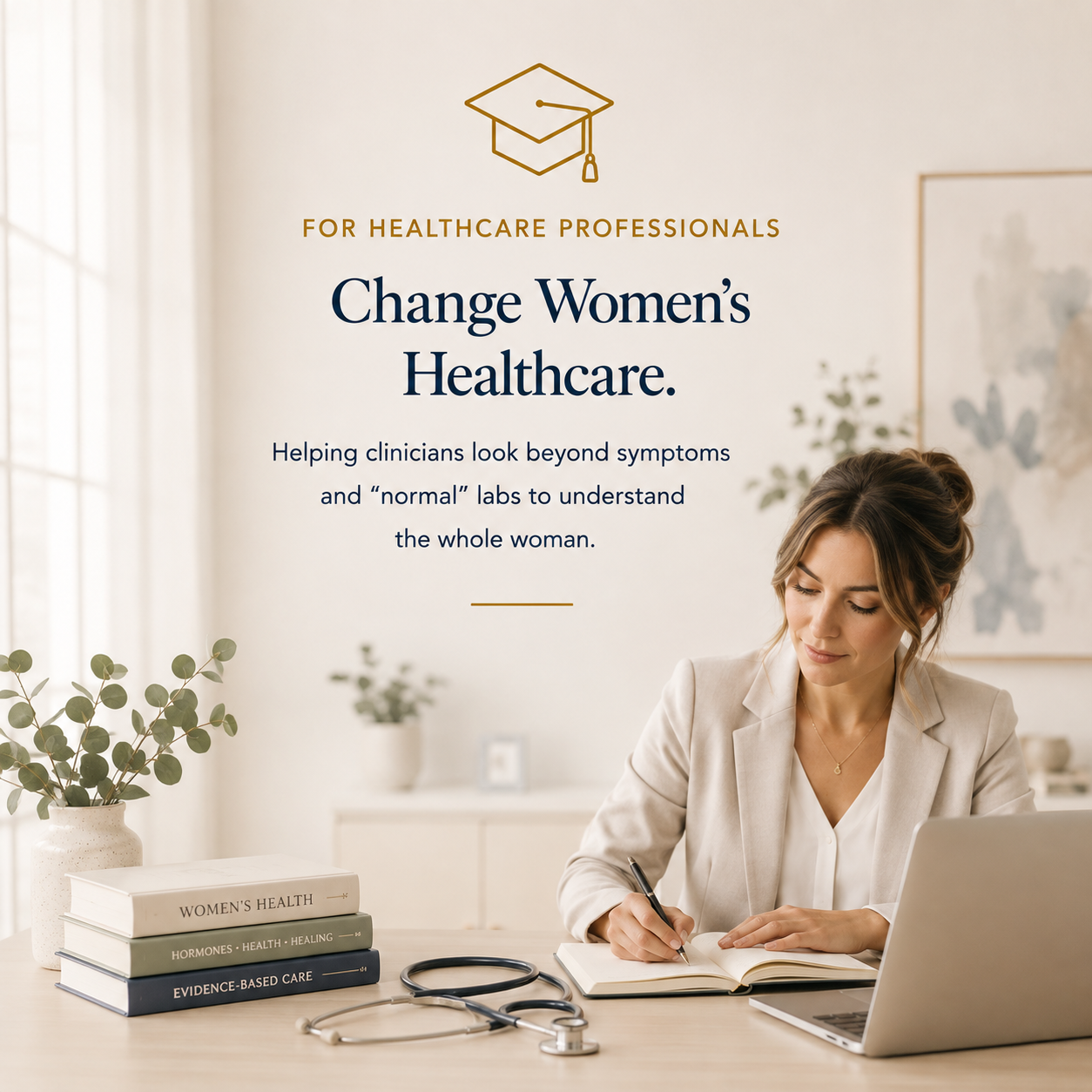 Women’s health education for healthcare professionals focused on helping clinicians look beyond symptoms and normal lab results to understand the whole woman.