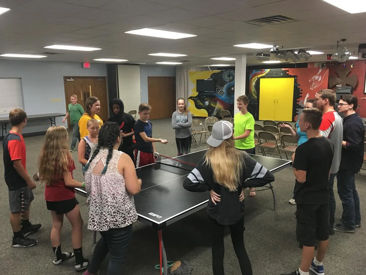 Throwback to when Pastor Bob started in August 2016. Don&rsquo;t miss tomorrow night as it is Pastor Bob and Melissa&rsquo;s last night with Highland Youth! We will also be celebrating with our seniors as they graduate this weekend!  Doors will open 