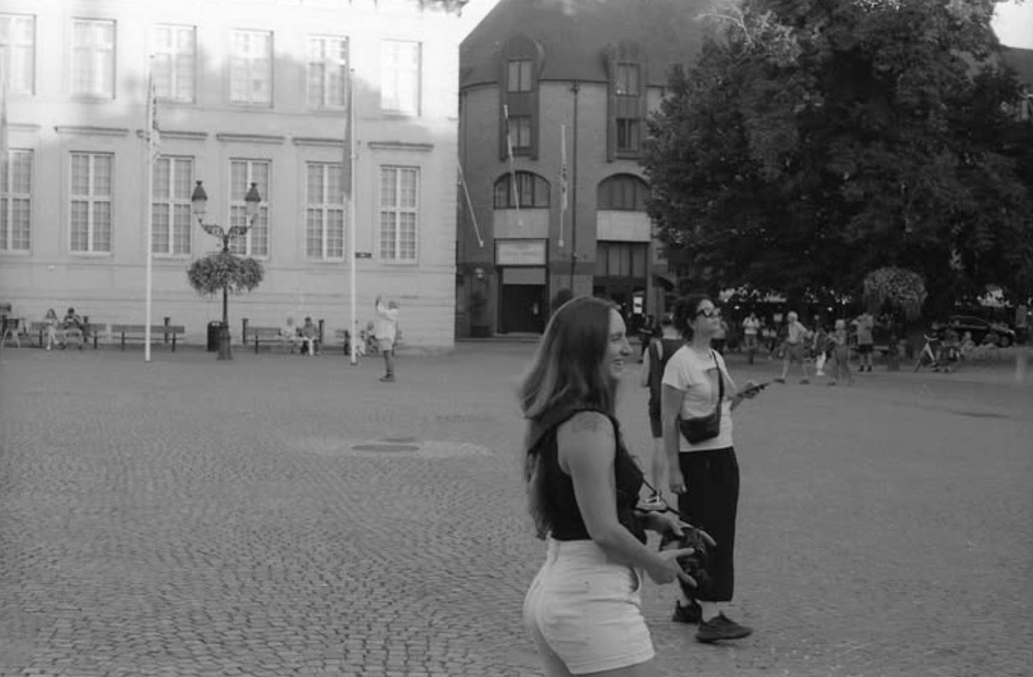 Me in Belgium on my honeymoon with my honey bunny