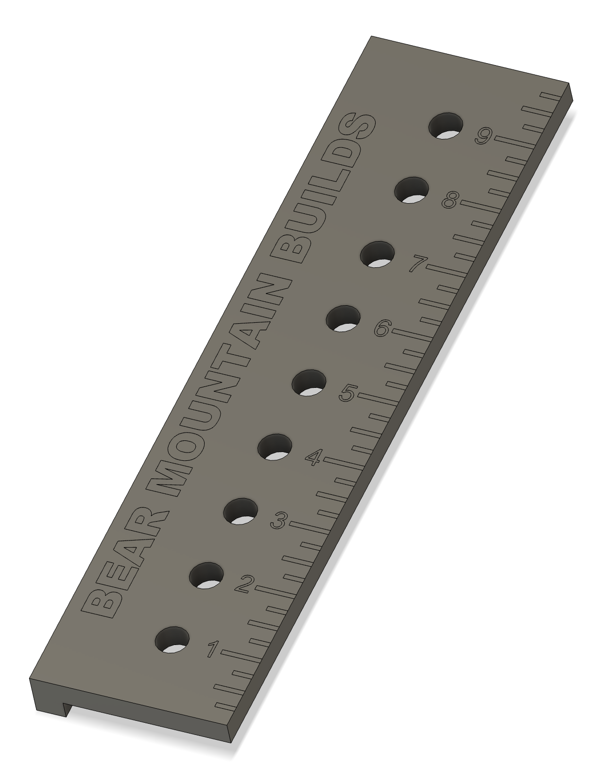 Shelf Hole Jig 3D Print File — Bear Mountain Builds