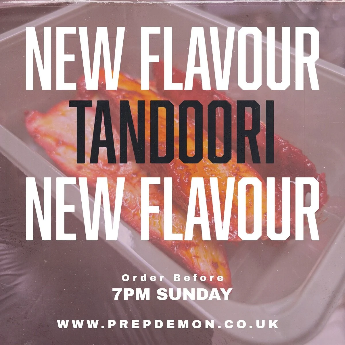 ‼️ NEW FLAVOUR ‼️ 
Join the hype this week! Order before 7pm Sunday for next weeks prep. TANDOORI is proving to be a hit!🔥
