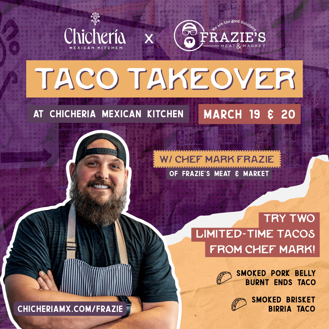 Chicheria x Frazie's square flyer