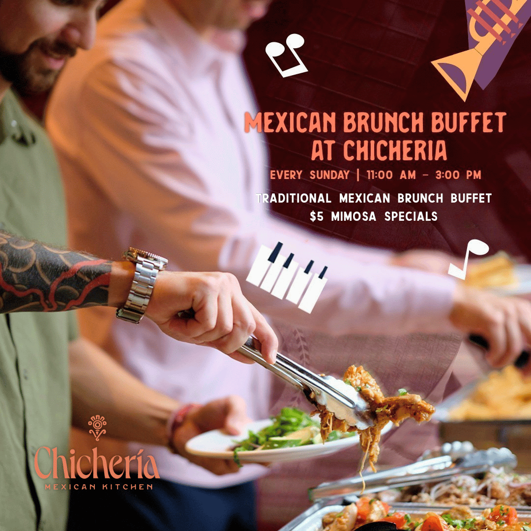 Mexican Brunch Buffet Square Graphic