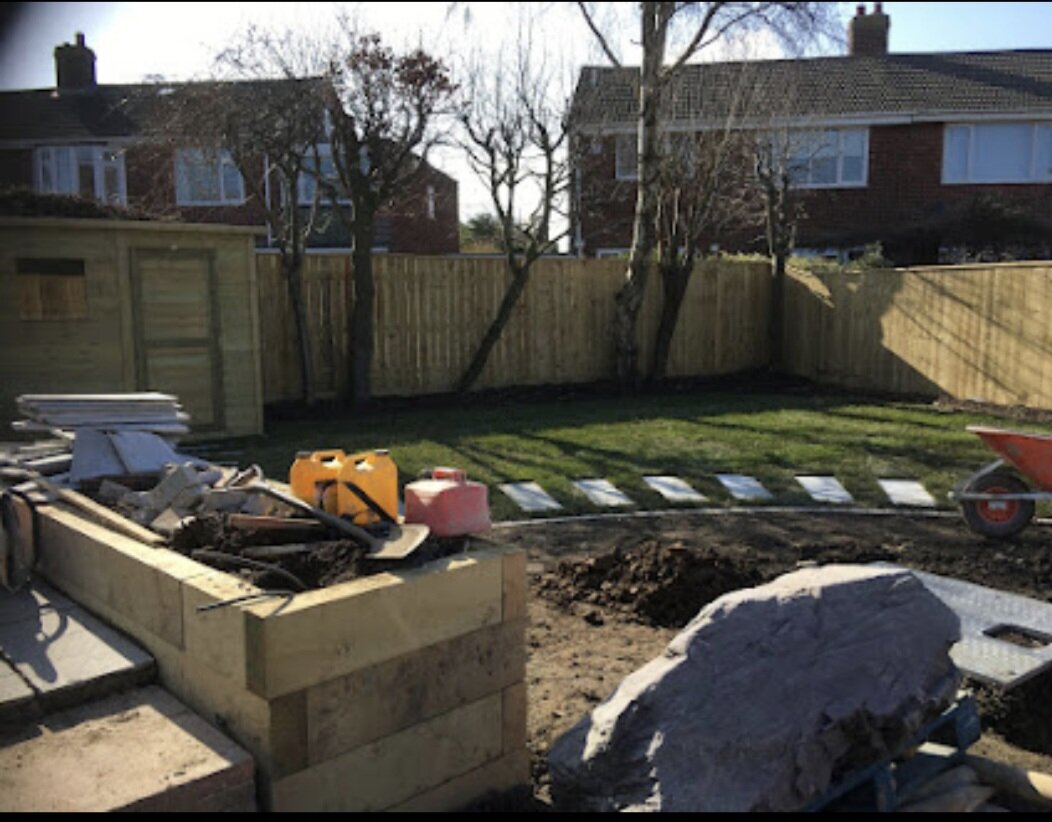 Stone monolith ready to go in to position