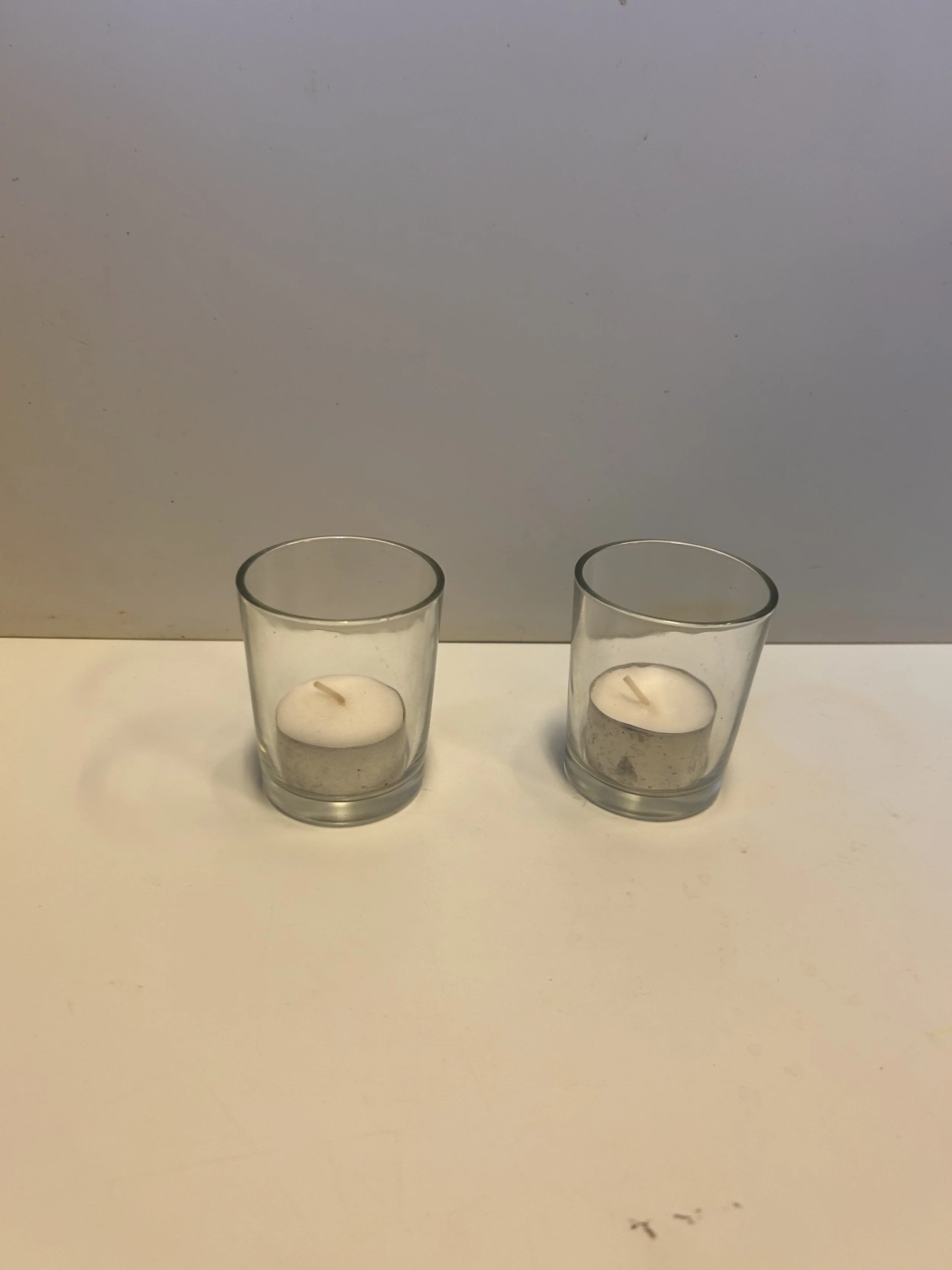 Clear Glass Votives
