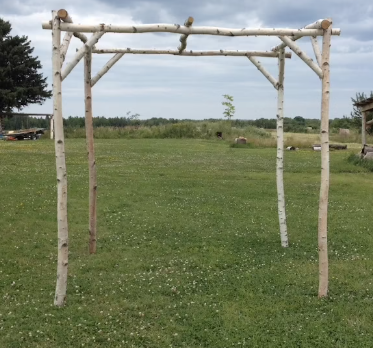 Natural Wood Chuppah