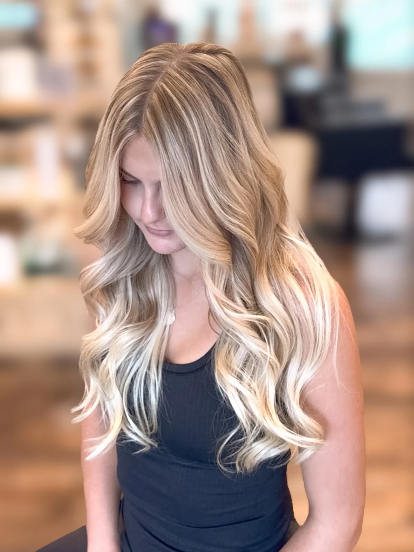 Sometimes bright blondes need dimension to create contrast and make the blonde really pop. 🍾