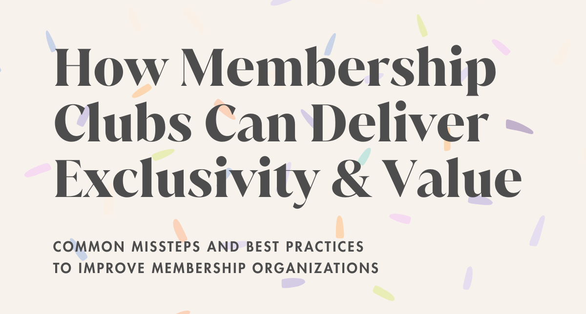 ROI of Belonging: Why Exclusivity Without Outcomes Fails the Membership Model