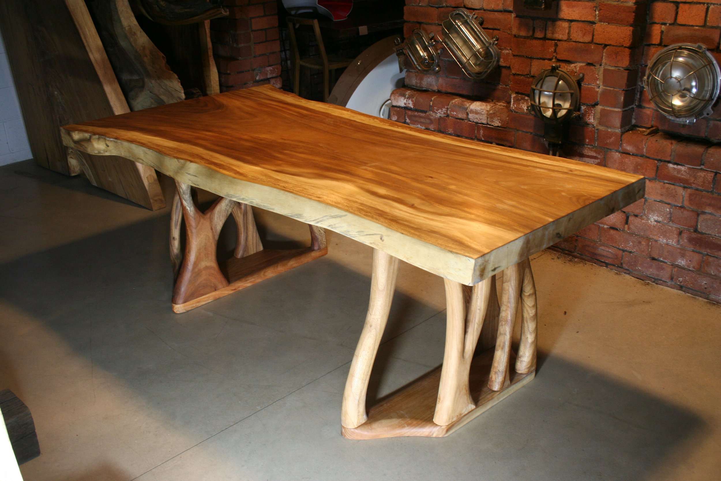 Chamcha  (aka Monkey pod) 8 Seater Dining Table