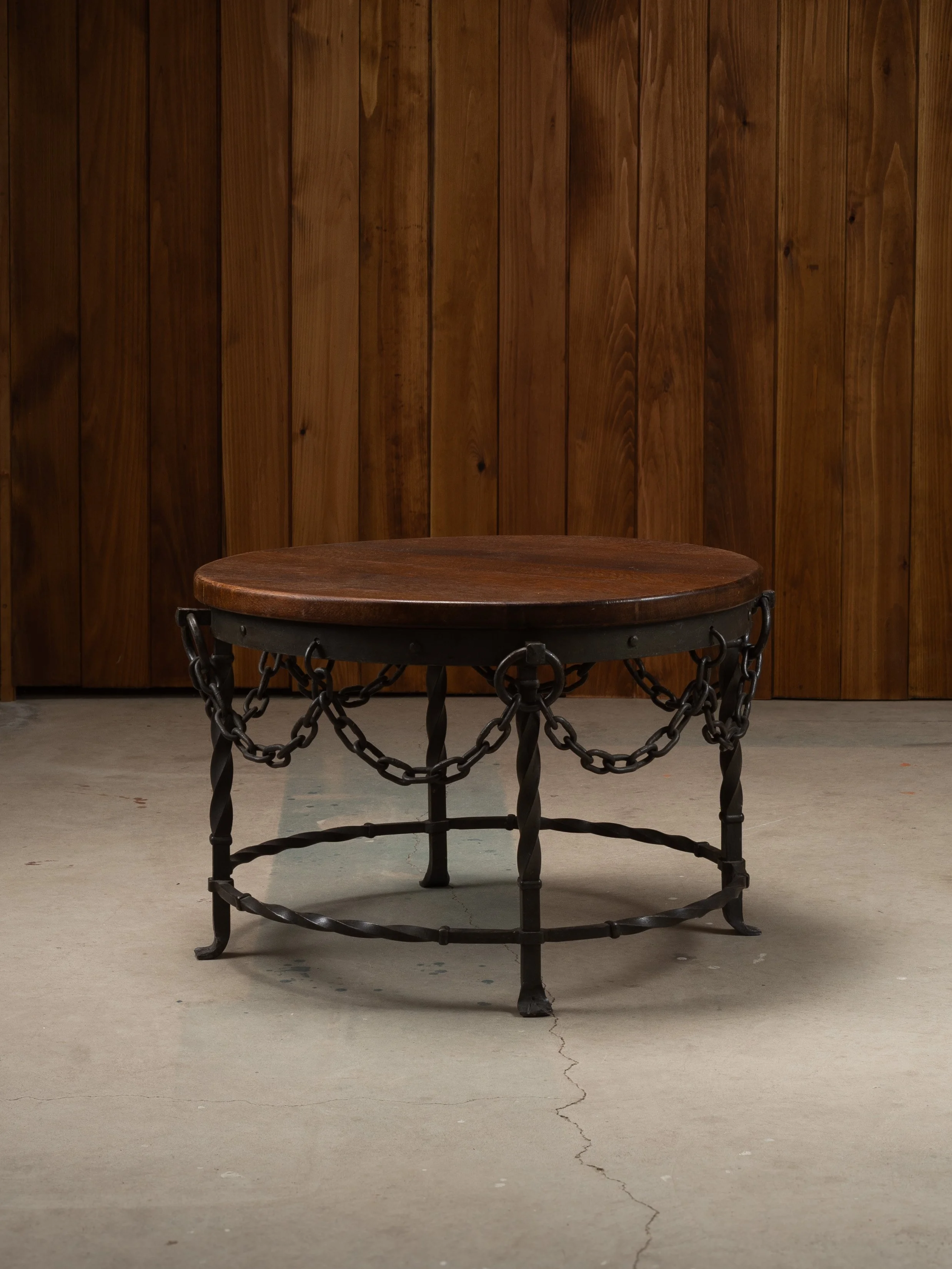 BRUTALIST GUÉRIDON COFFEE TABLE