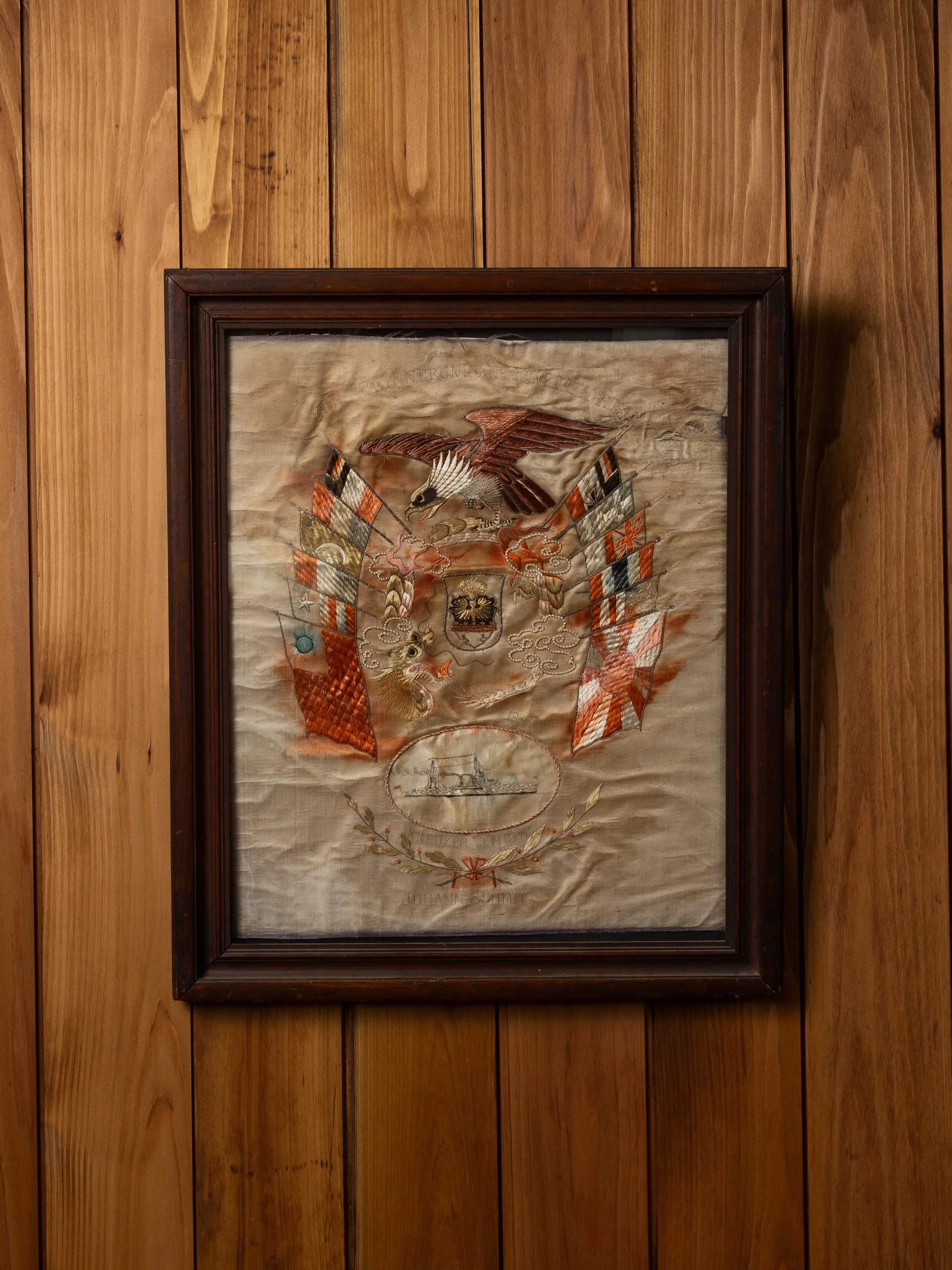 JAPANESE MILITARY EMBROIDERY SOUVENIR