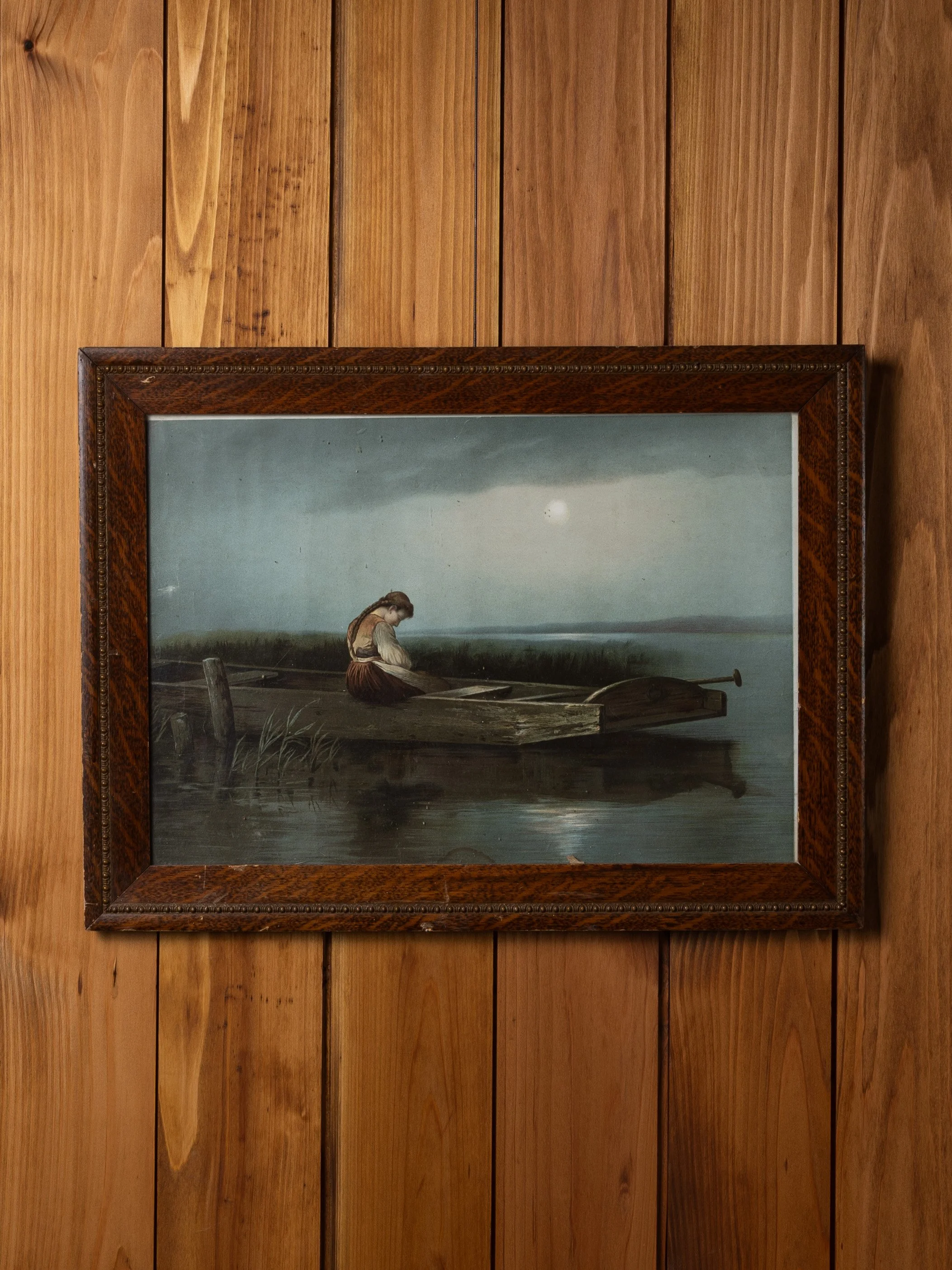 ALONE AND FORSAKEN BY HEINRICH VOSBERG LITHOGRAPH