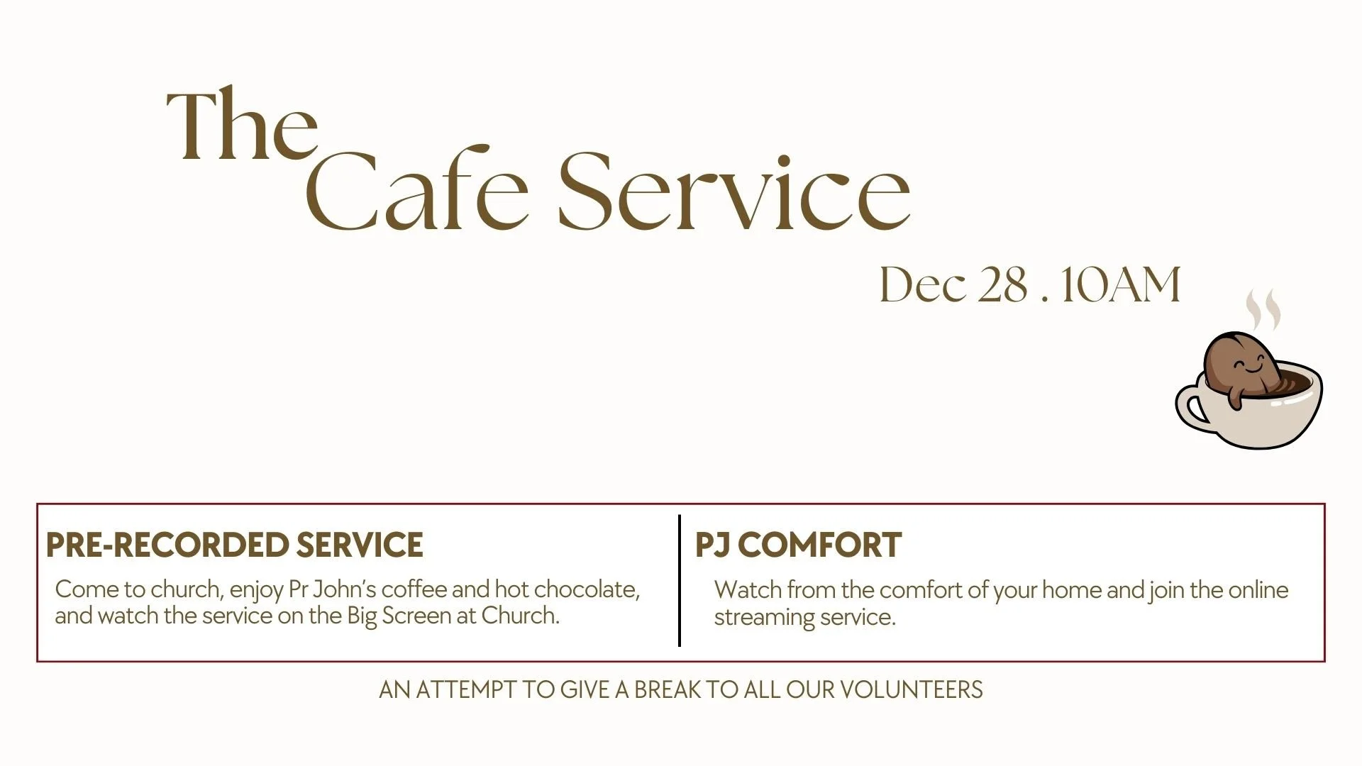 Cafe Service
