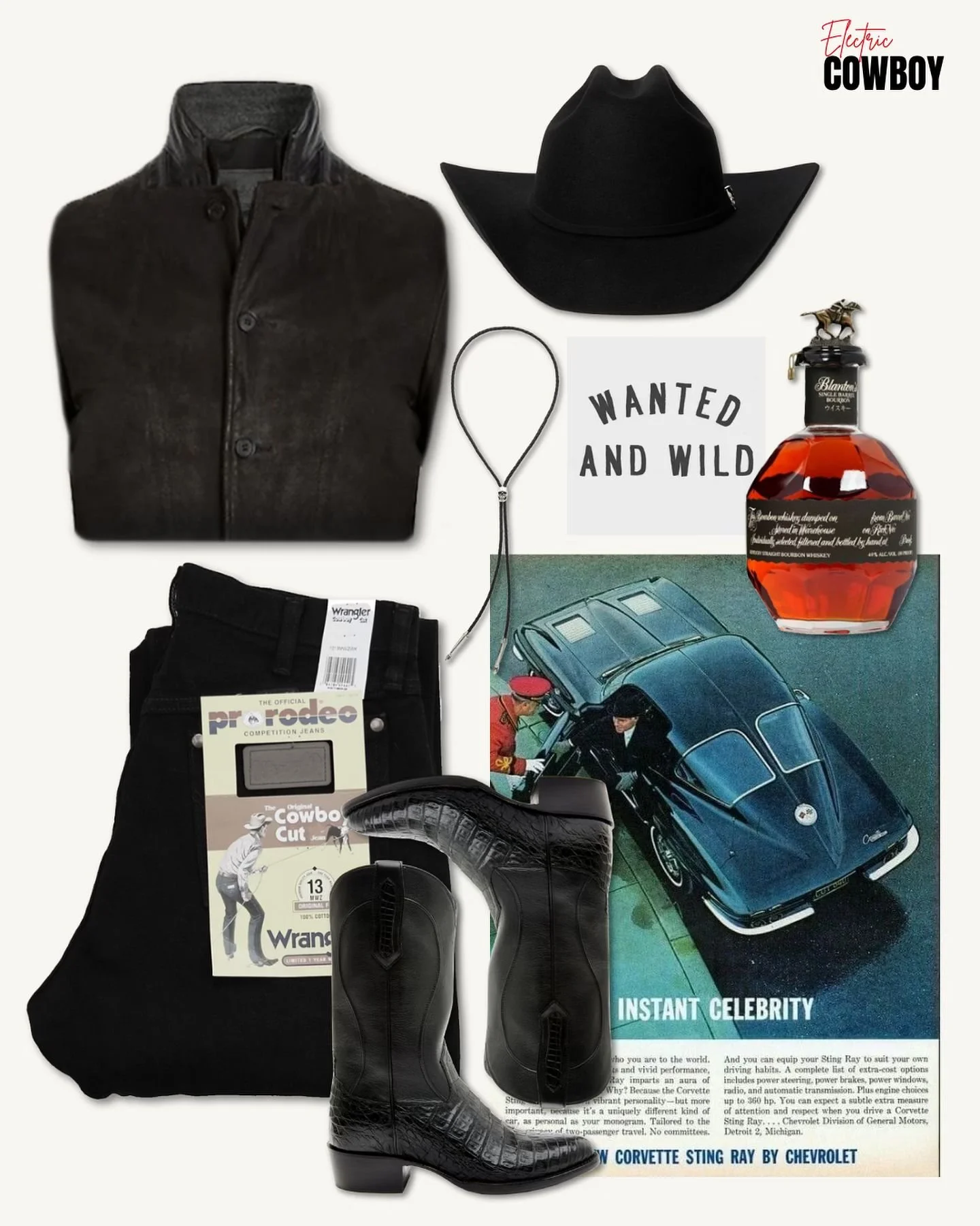 Style - Noir 💀

Inspired by the raw American power and timeless design of the 1967 Corvette stingray, this collection features iconic pieces symbolizing rugged but elegant style on the open road. 

These are brands, friends and stylists we love to w