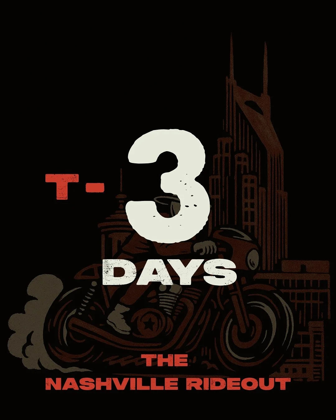 We&rsquo;re 3 days away till our Nashville Ride Out with @imperialmoto @onegaragenashville ! 🏍️⚡️

Saturday 20th
8am - Meet at one garage ☕️
9:30 - Riders meeting + Fuel up 🤝
10am - Kickstands up 🏍️💨
11am - Red Byrd Cafe ☕️
1pm - One Garage ⚡️🏠
