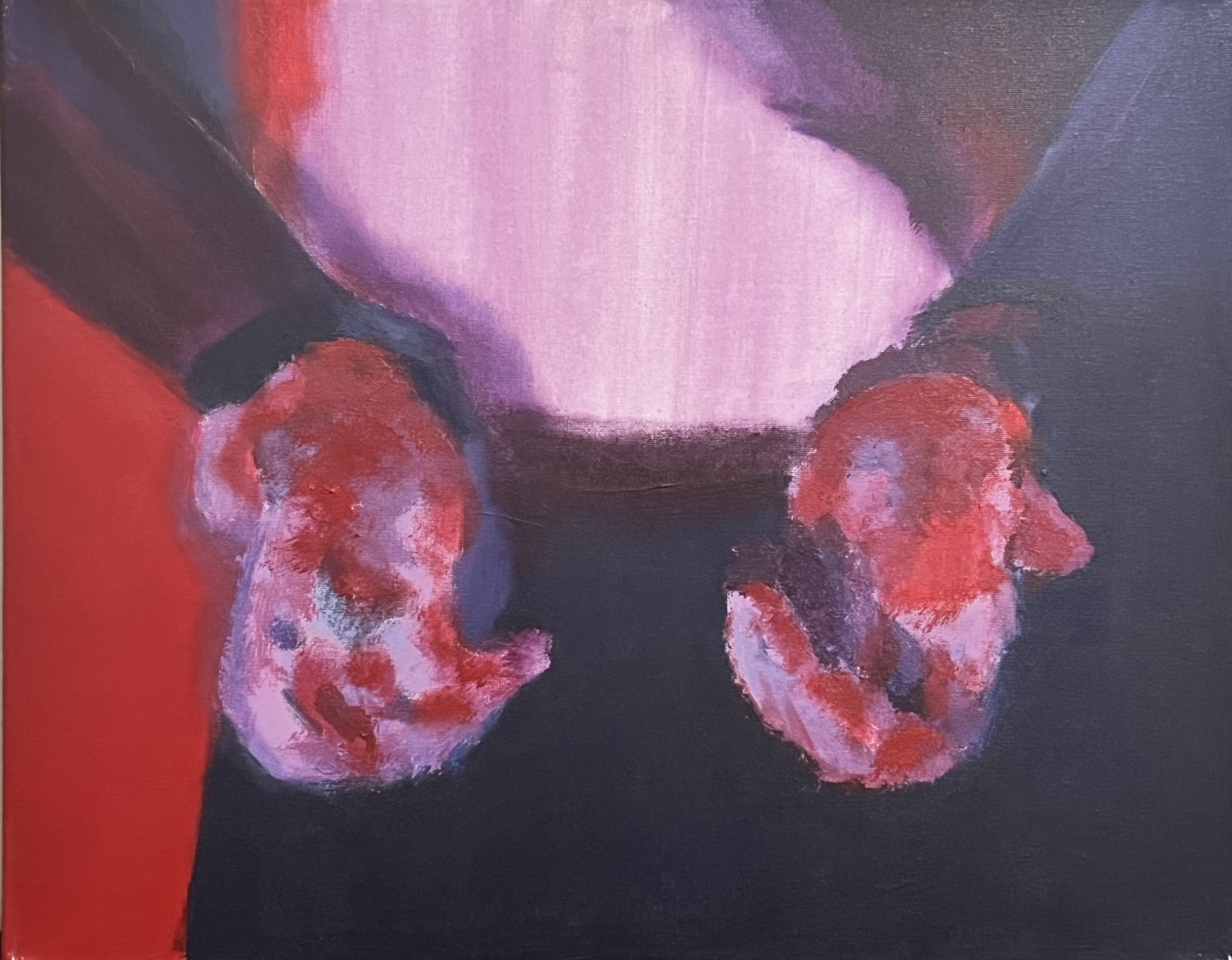 Red-Handed 
[16in x 20in]
Acrylic on Canvas