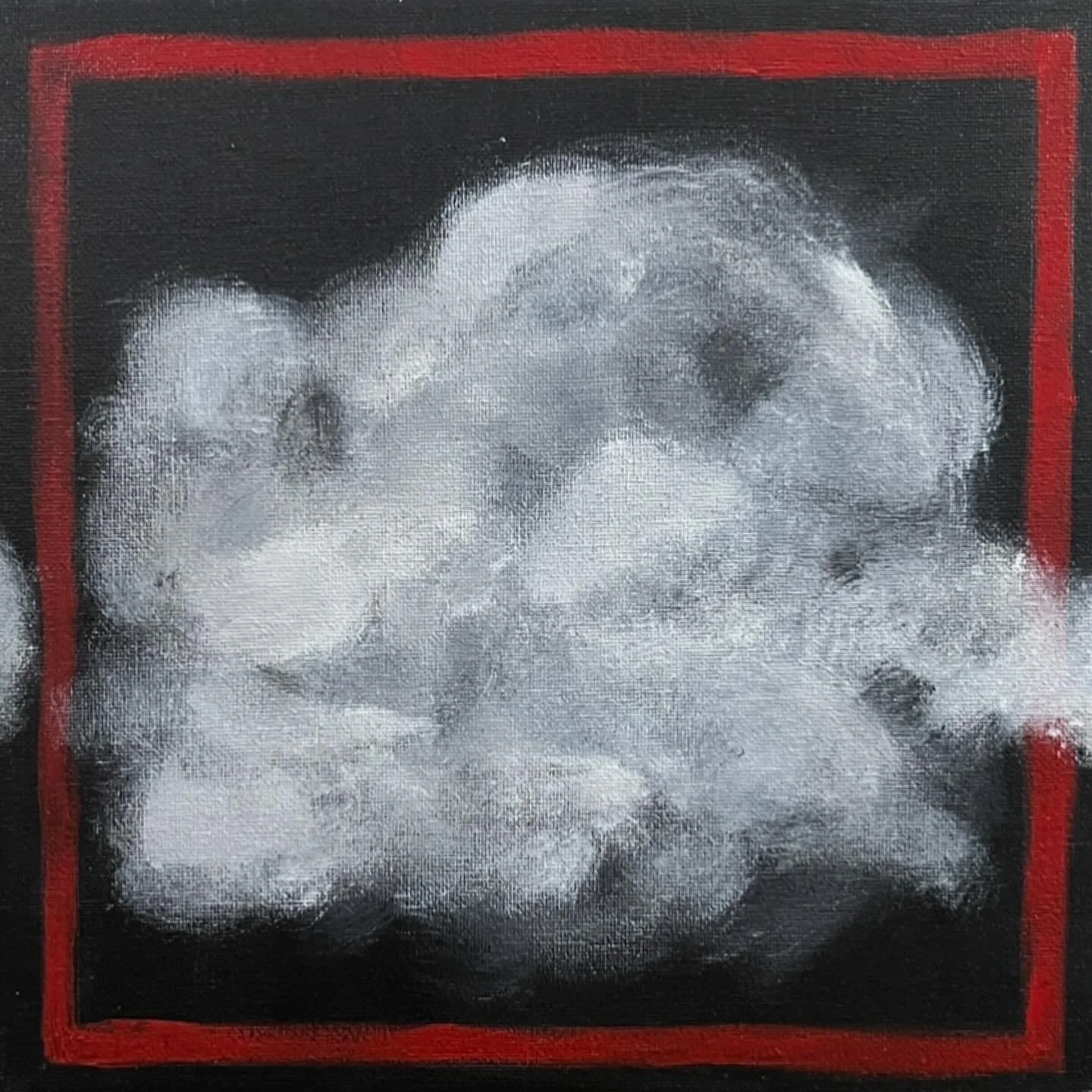 Elements of A Storm: Nimbus
[8in x 8in] 
Acrylic on Cavas