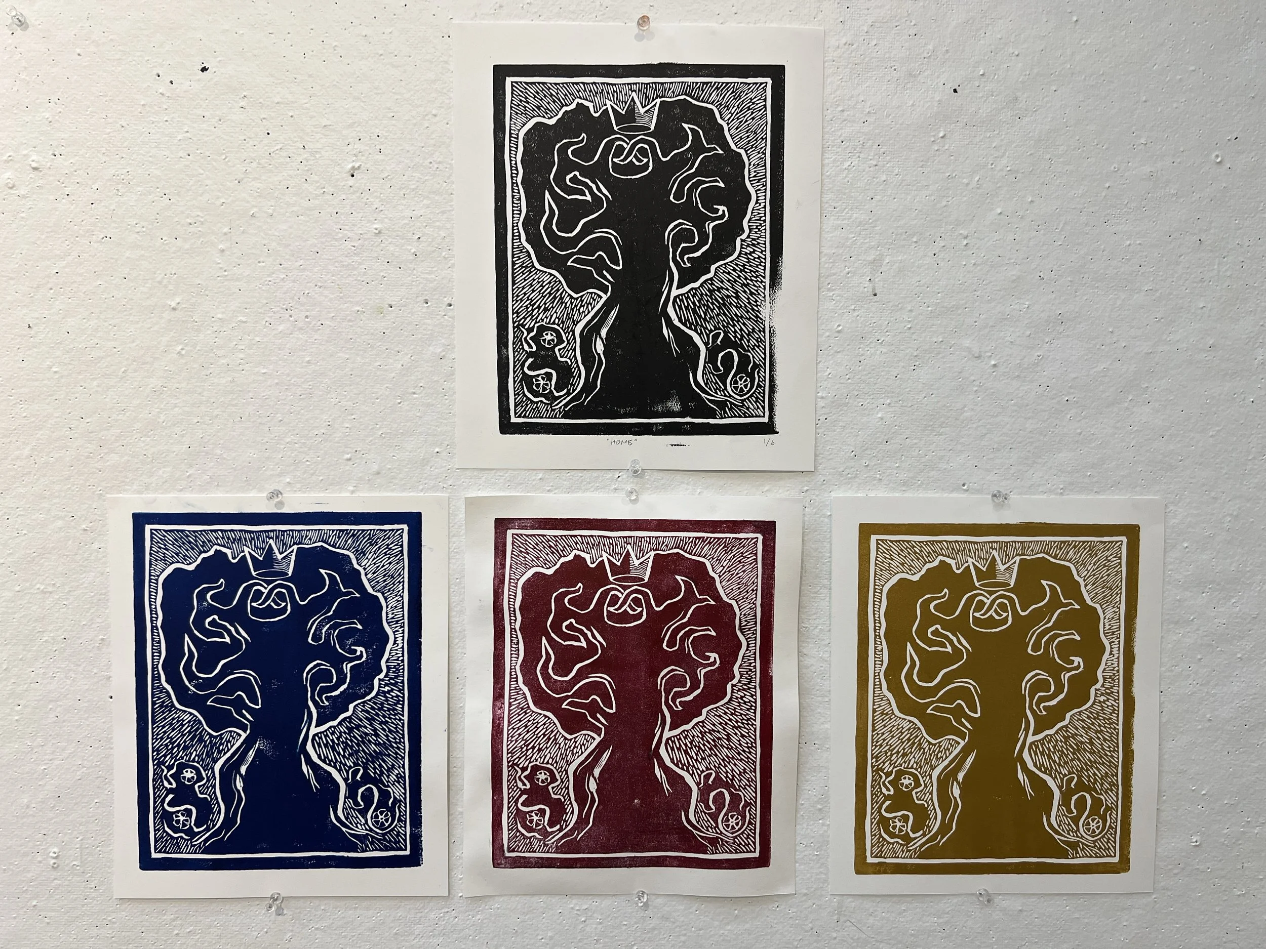 Home // Casa Árbol
Prints: Prime, Blue, Red, Yellow
Printing Ink on Paper, 2023