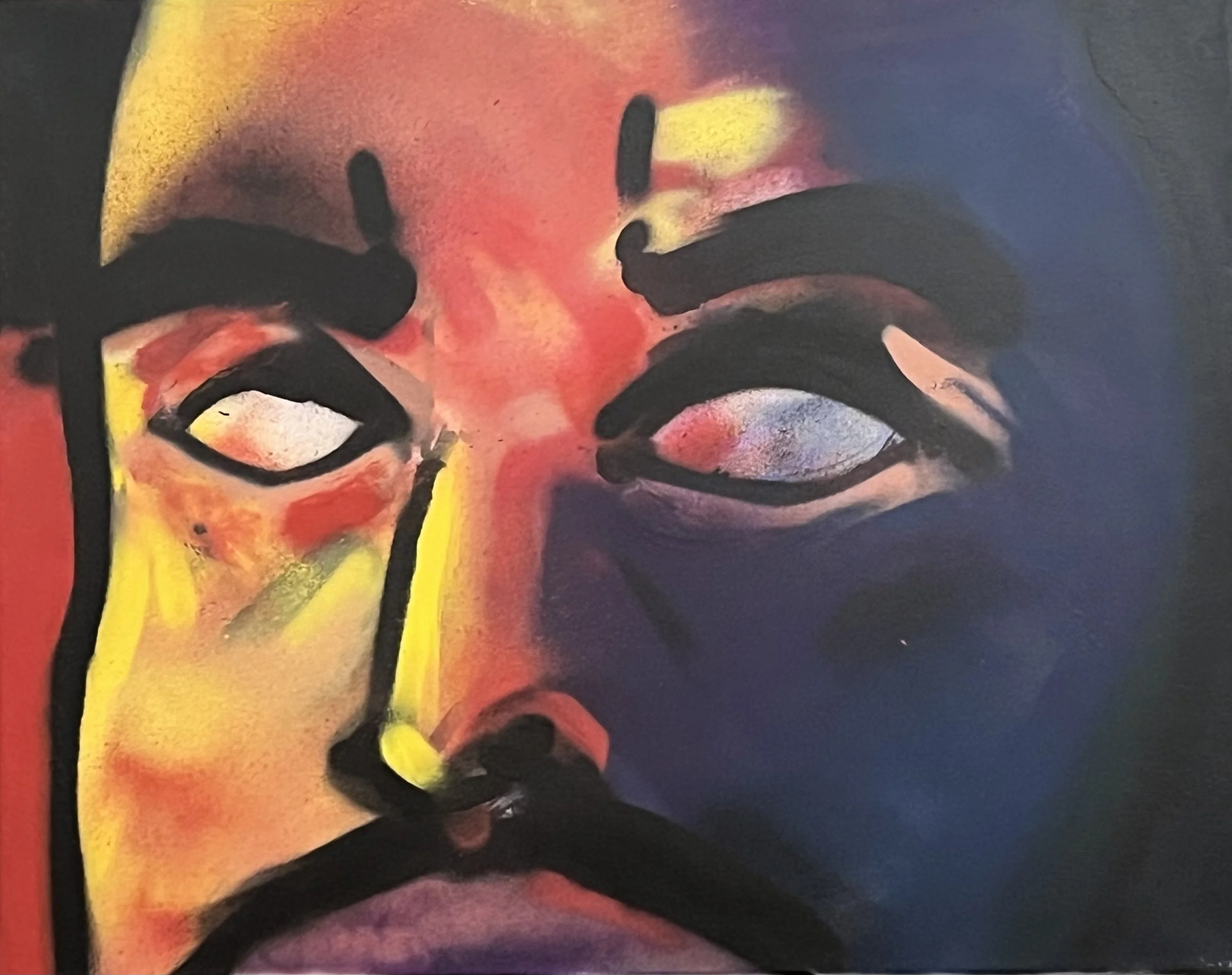 CLOSE CONTACT
[16in x 20in]
Spray Paint on Canvas