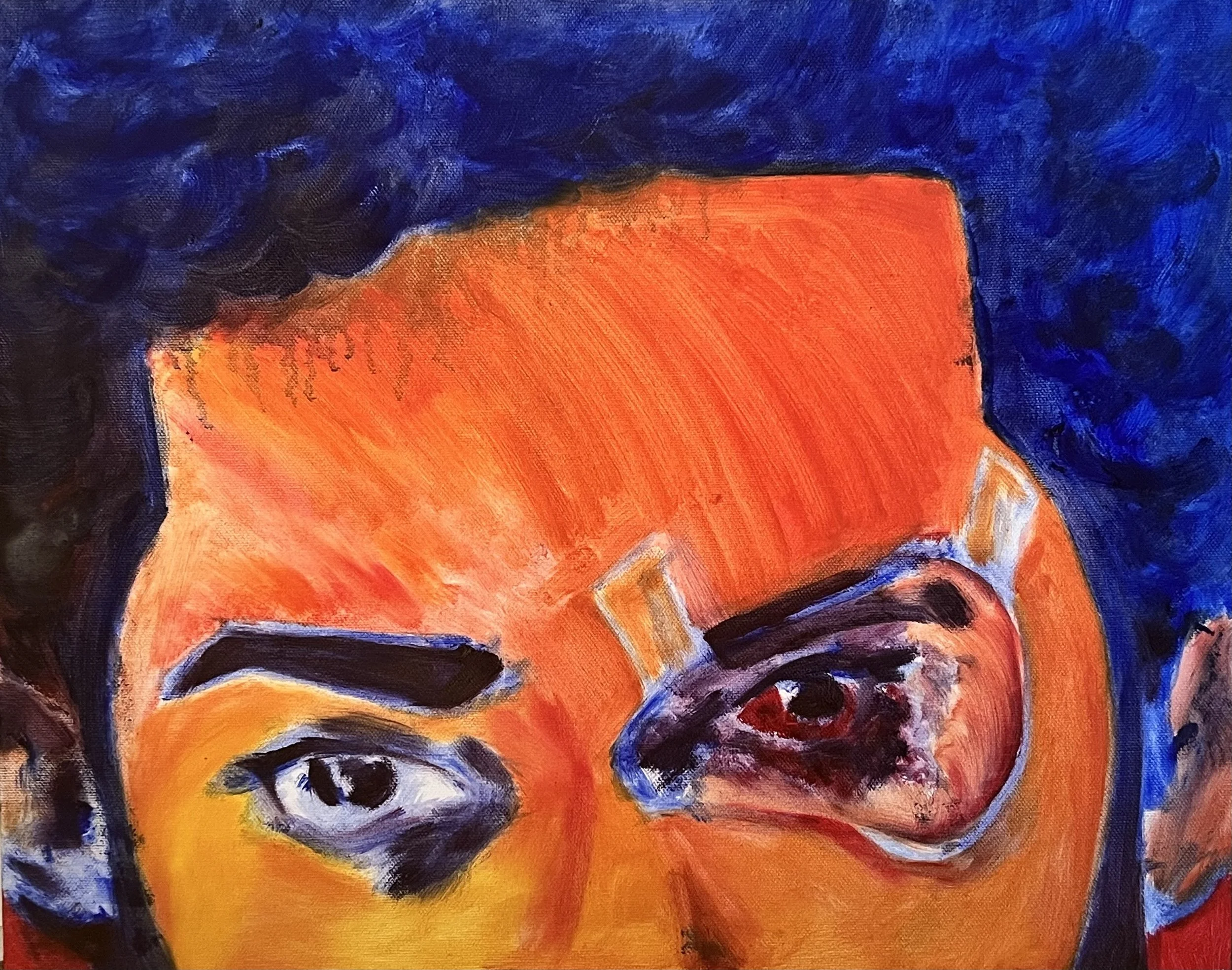 DAM(N)AGE II 
[16in x 20in]
Acrylic on Canvas