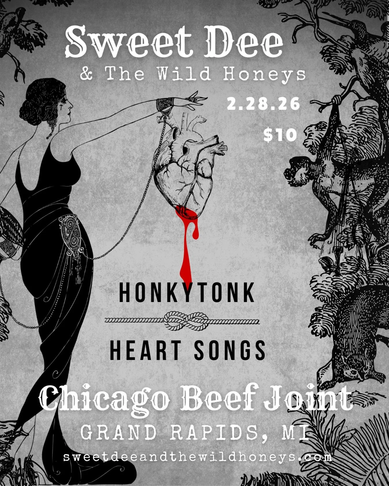 Sweet, salty, &amp; swingin&rsquo; Americana! Sweet Dee &amp; The Wild Honeys LIVE at CBJ on February 28 at 7 PM. Tickets available at the link in our bio 👊