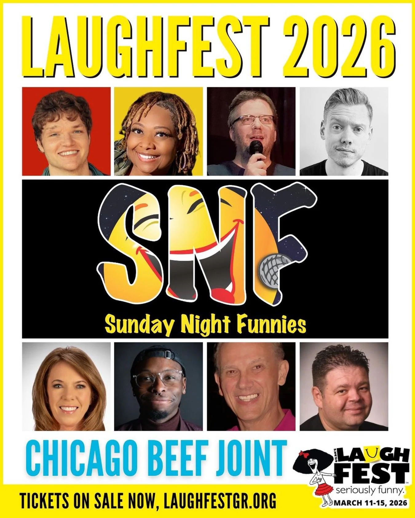 This week&rsquo;s Sunday Night Funnies is extra special&hellip; it&rsquo;s the LaughFest Show! A great lineup for a great cause, a chance to win tickets to The Price Is Right, free admission, and food &amp; drinks available. Don&rsquo;t miss it 😎