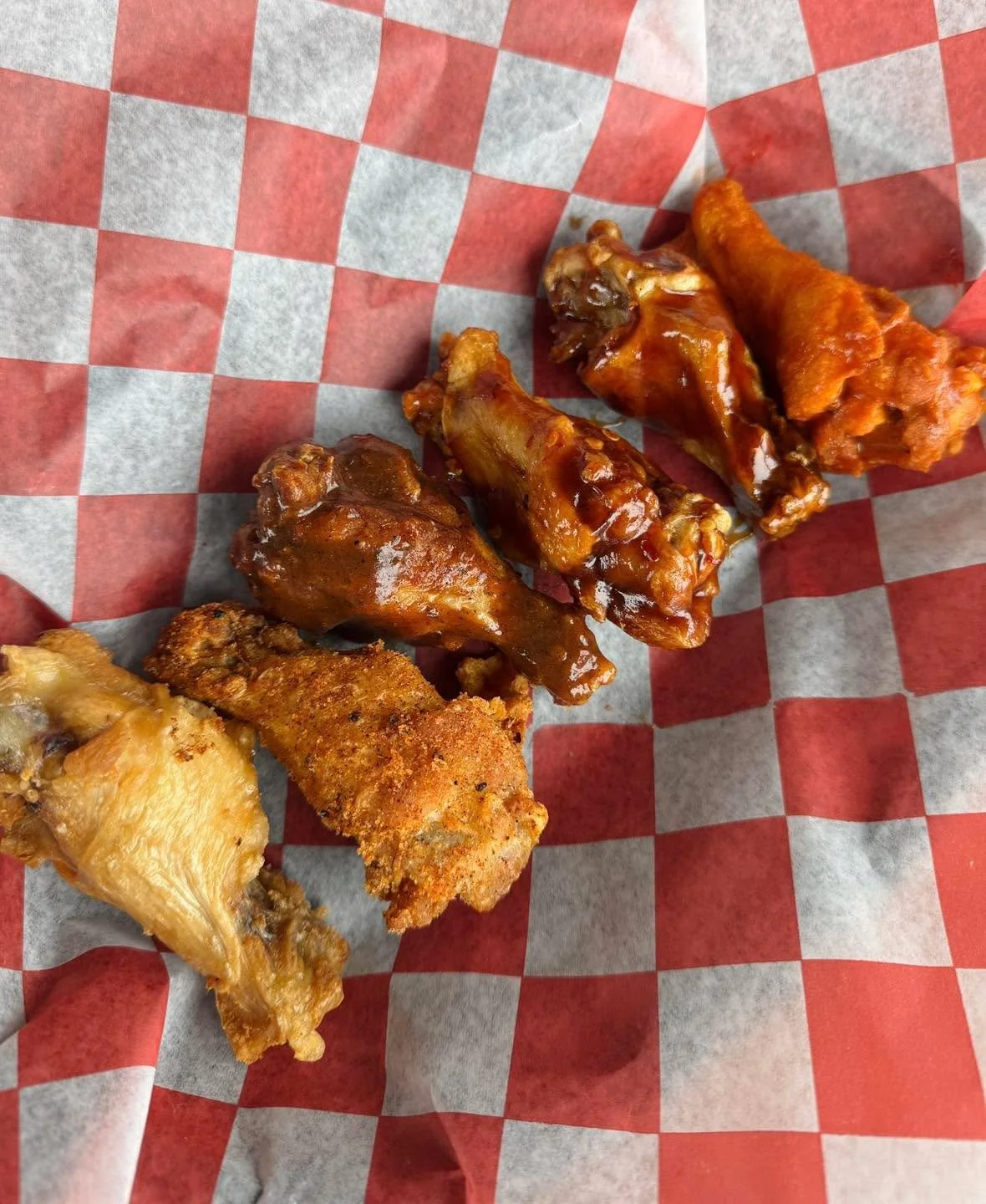 Wednesdays are for WINGS! Our crispy bone-in chicken wings are tossed in your choice of buffalo, barbecue, honey soy, jamaican jerk, house seasoning, or plain and served with celery and ranch or bleu cheese 😮&zwj;💨