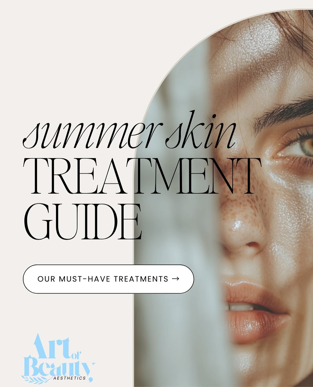 ☀️ Summer skin starts here! Whether you&rsquo;re looking to glow up, smooth out, or refresh your skin we&rsquo;ve got the perfect treatment for you. Come see us and let&rsquo;s get you glowing all season long! 🌴✨

📍Book your summer appointment now 