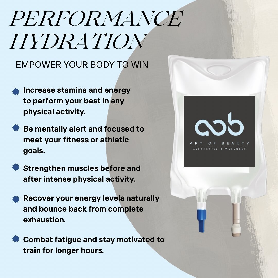 💧IV Therapy Drips

Art of Beauty Aesthetics &amp; Wellness
Revitalize your body. Reclaim your glow.

⸻

✨ Fountain of Youth &ndash;

Replenish from the inside out.
Nourishes your body with essential vitamins to promote noticeably healthier skin, hai
