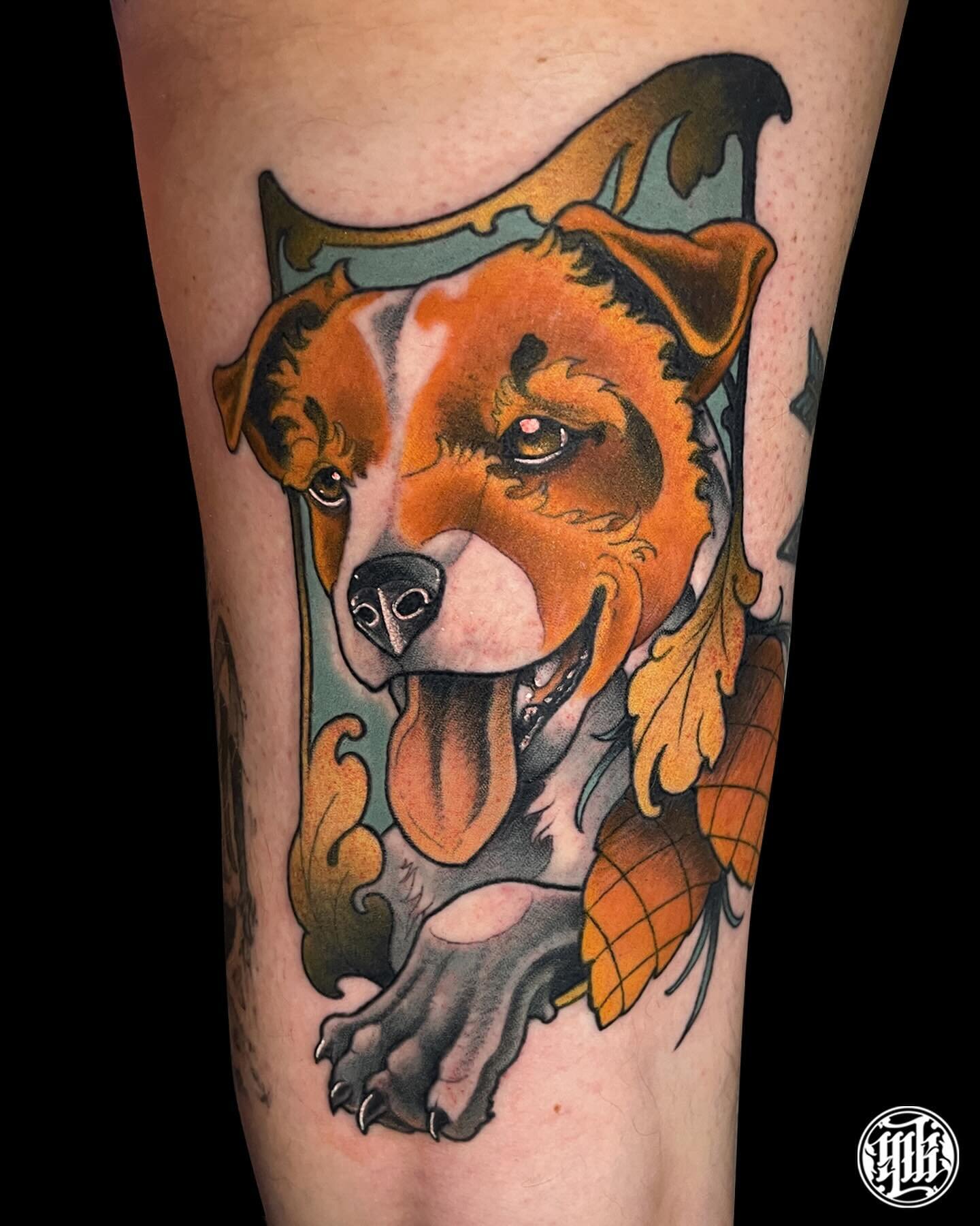🍁 Commemorative Dog portrait for @antonin_lipp 
Thank you for trusting me with this meaningful tattoo 🙏🐒🙏

Swipe to see the video 

🌗 Booking open for April 🌓
Next Guest : 
&mdash;&mdash;&mdash;&mdash;&mdash;&mdash;&mdash;&mdash;&mdash;&mdash;&