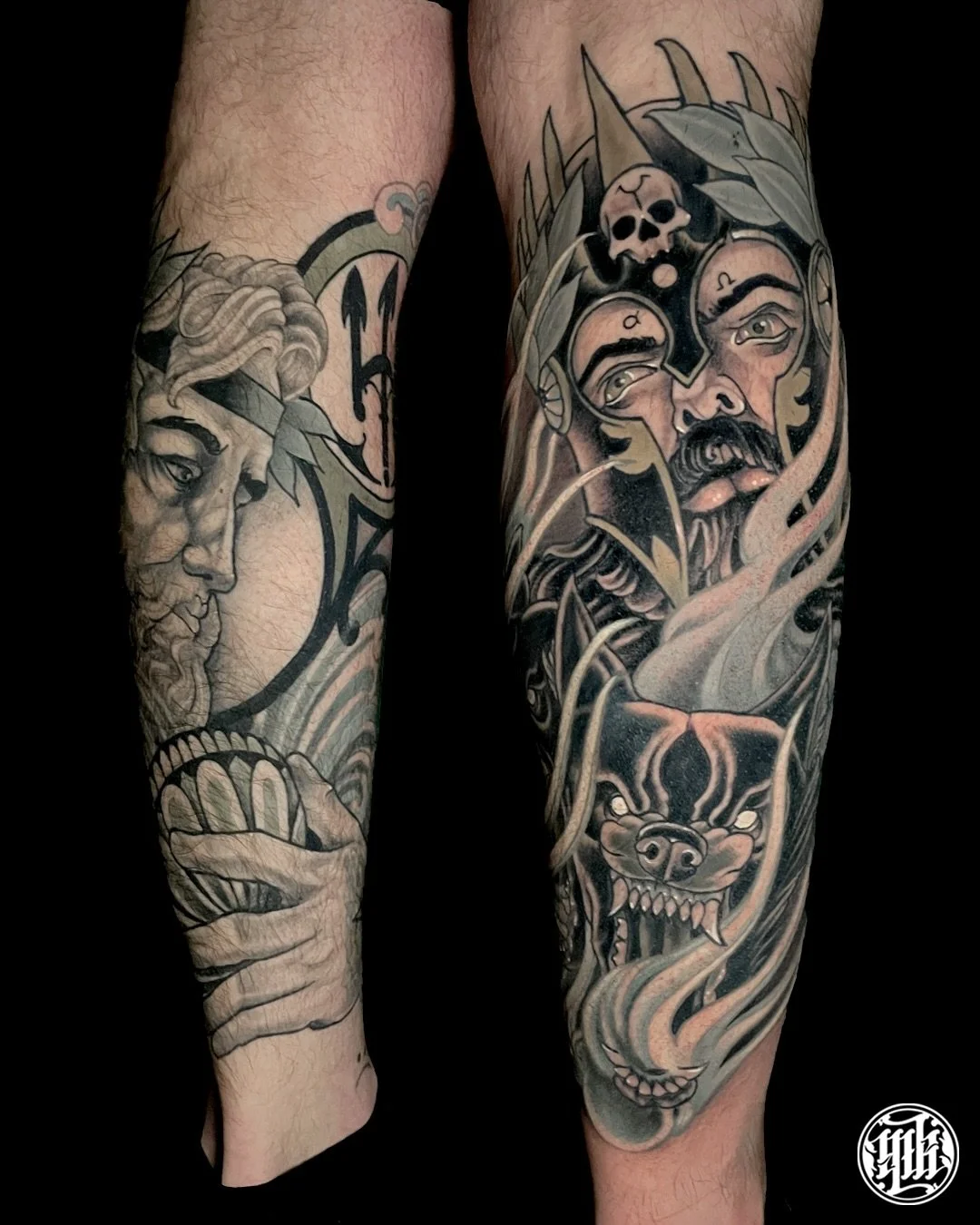 🐵Almost done for Antoine&rsquo;s hades &amp; Cerberus 🐺🔥
Swipe to see the video 🙏

Booking is open for November, December &amp; January 🌝

Next Guest : 
🐍 RENNES at @carbone.quatorze 26th to the 29th November !

&mdash;&mdash;&mdash;&mdash;&mda
