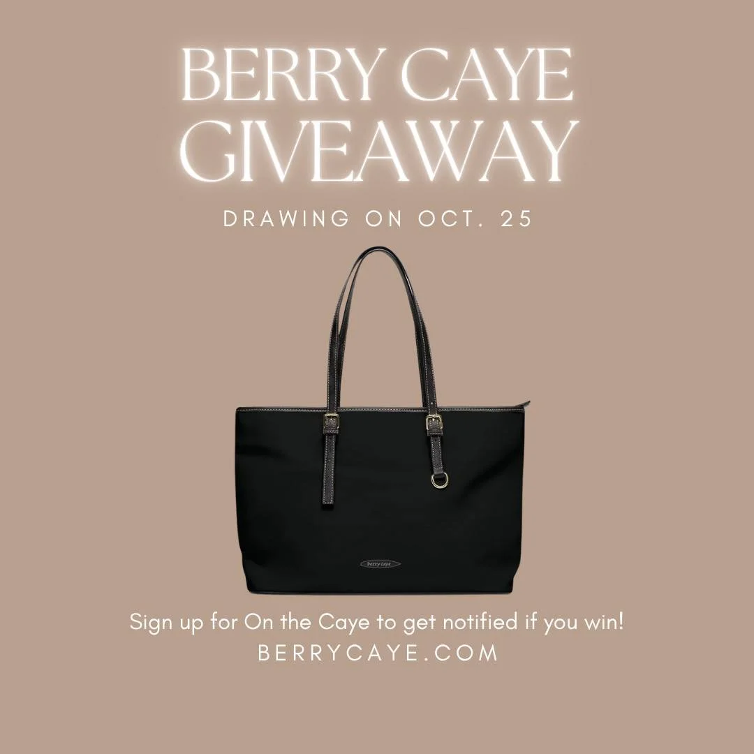 Berry Caye Giveaway is happening on Oct. 25. Sign up for On the Caye to find out if you won!

#berrycaye #berrycayegiveaway