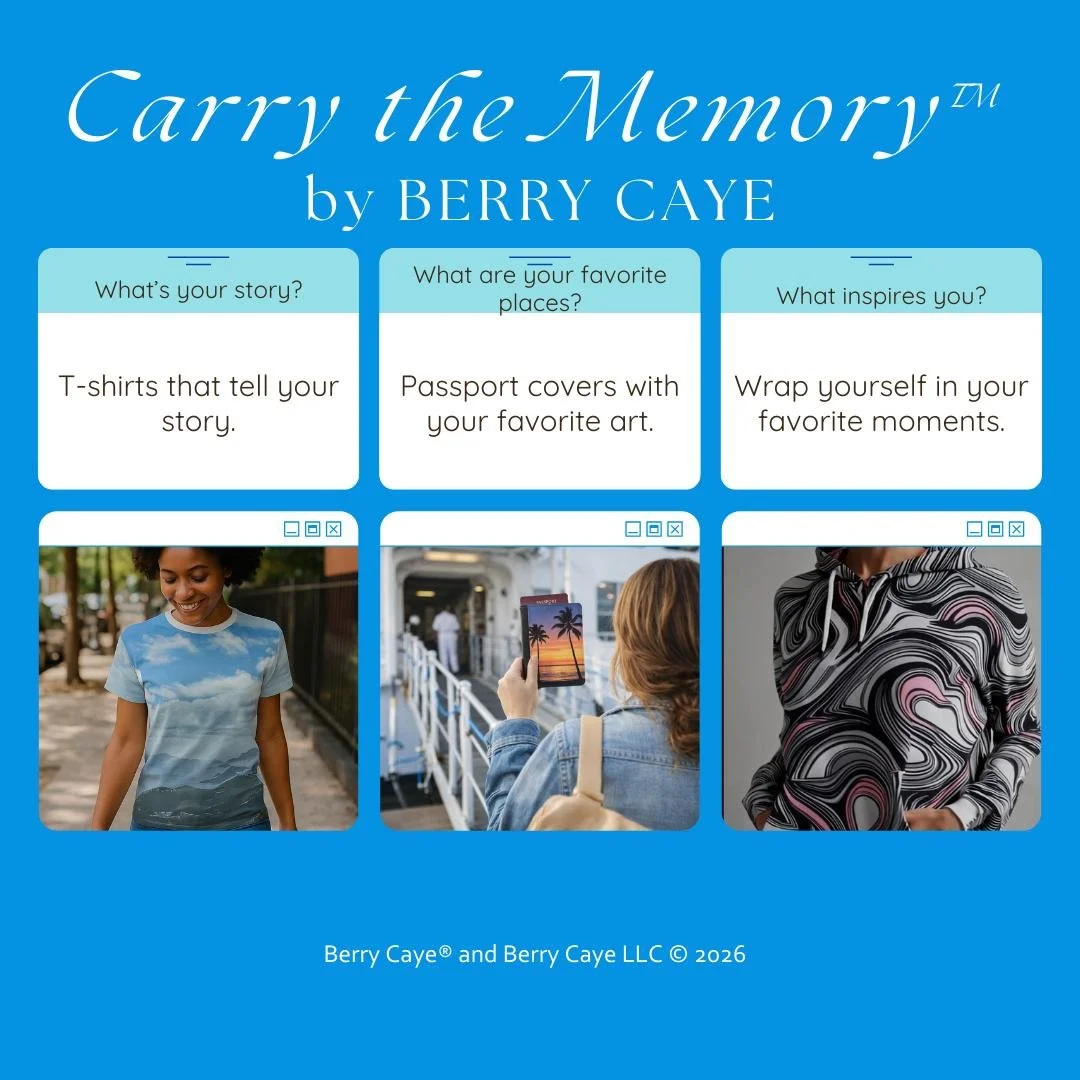 Your moments, your style. Carry the Memory&trade;
#berrycaye #carrythememory