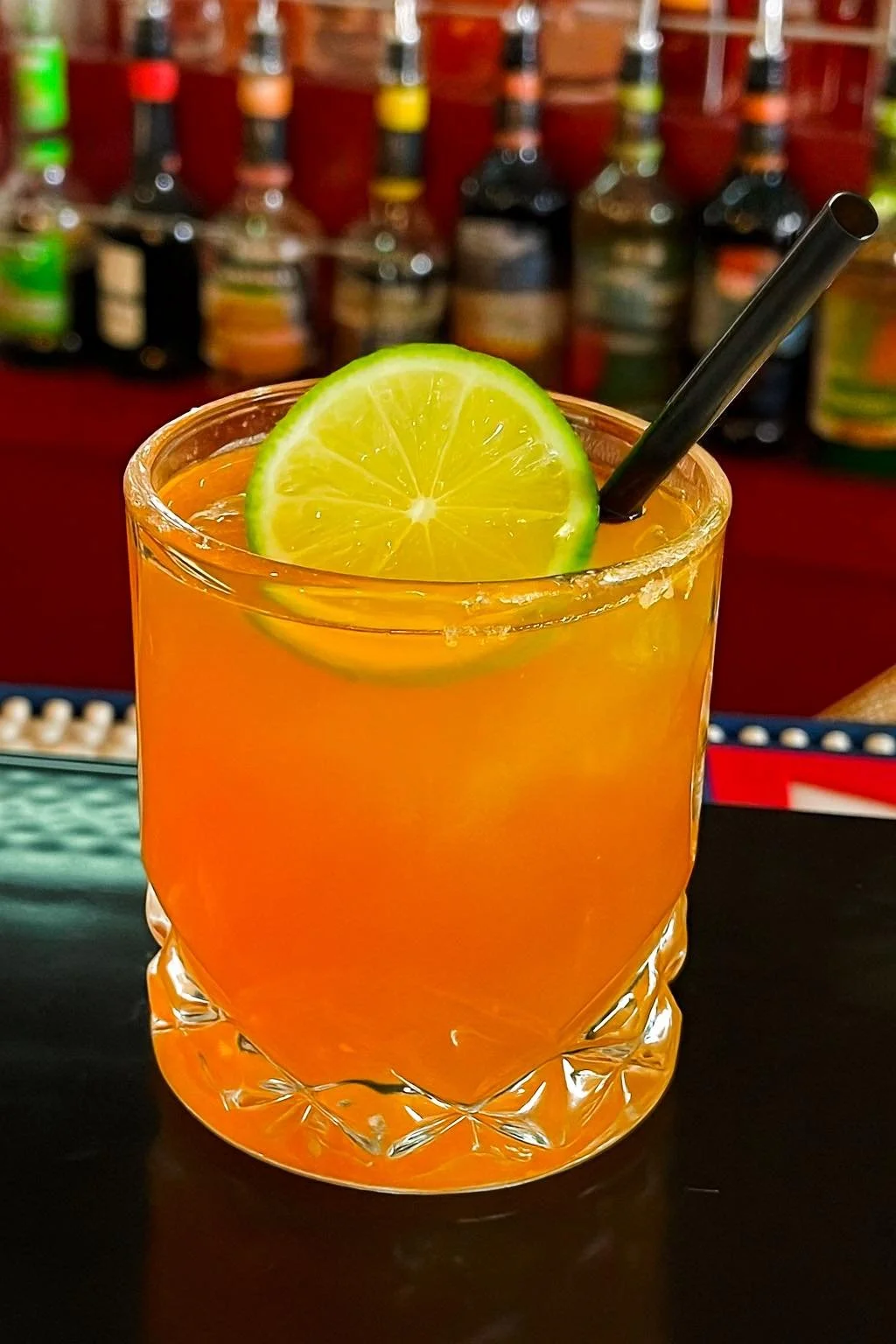 Cubano Old Fashioned seemed like a natural fit to match the #CubanoBurger- a smoky rum treat with a little citrus on the tip. On a smoldering day like today this would be a real treat. Ask your bartender for one.