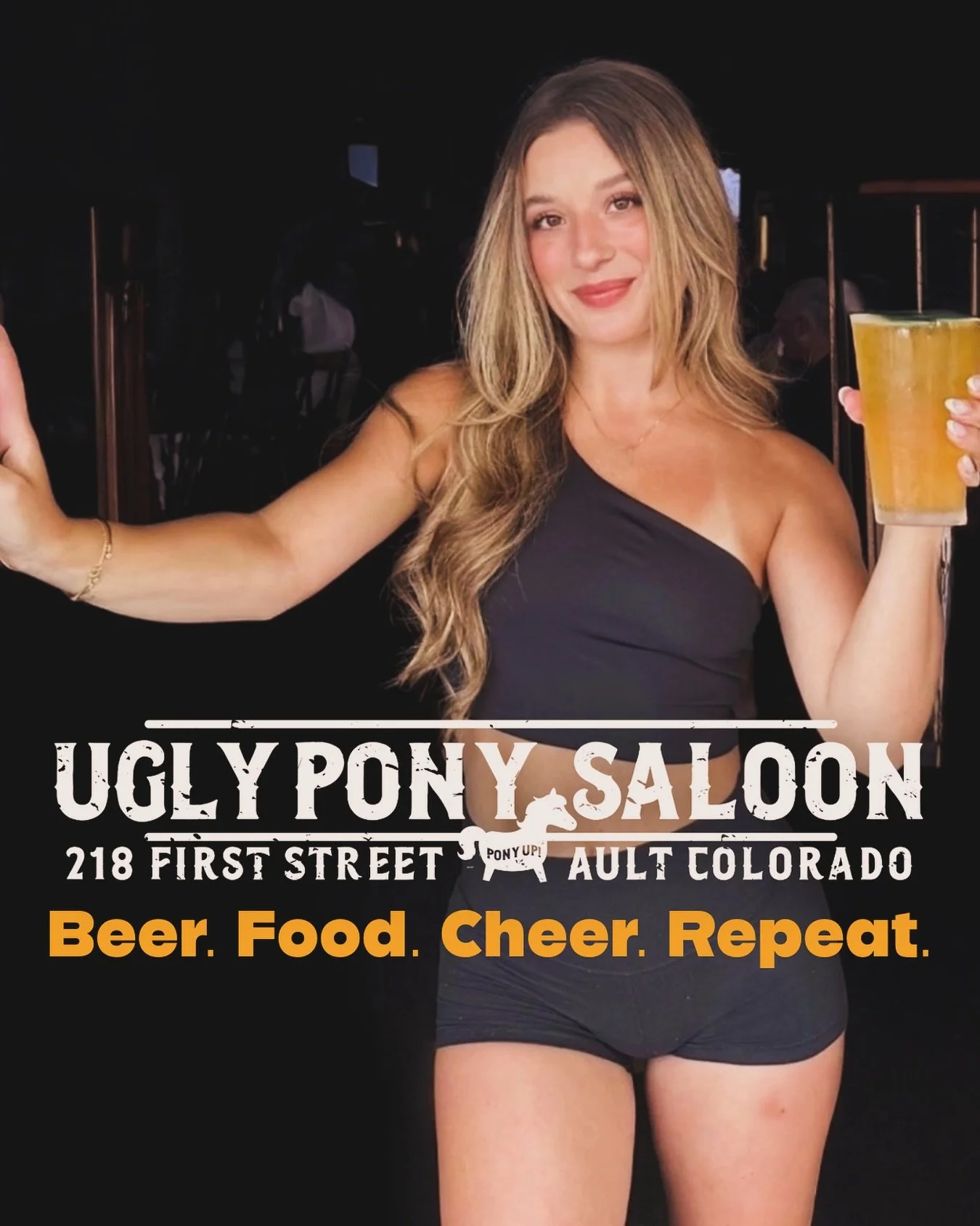 At The Ugly Pony, we keep it simple&mdash;Beer. Food. Cheer. Repeat. Come watch the NFL at the @uglyponysaloon #ponyup