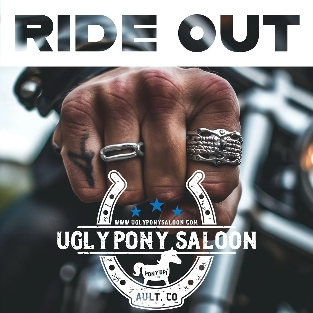 Ride Out to the Ugly Pony at US85 &amp; Hwy14 for a cold beverage from Bartenders Steph or Chelsea. All bikers and rides welcome #PonyUp