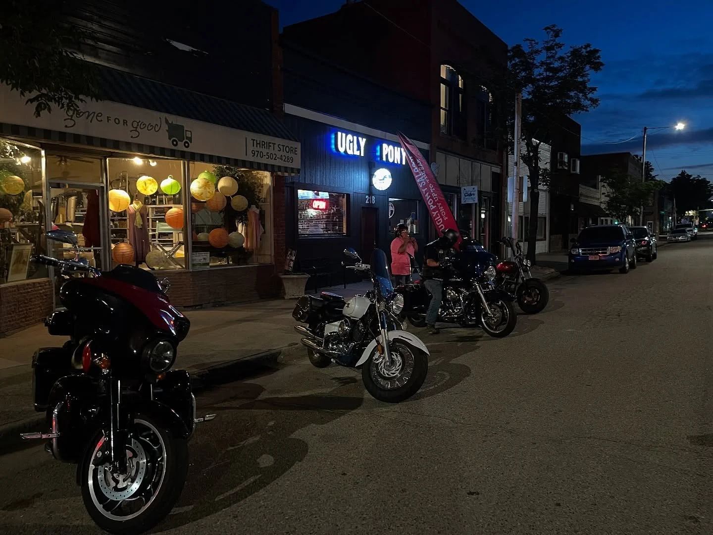 Bike Night at the Ugly Pony #ponyup