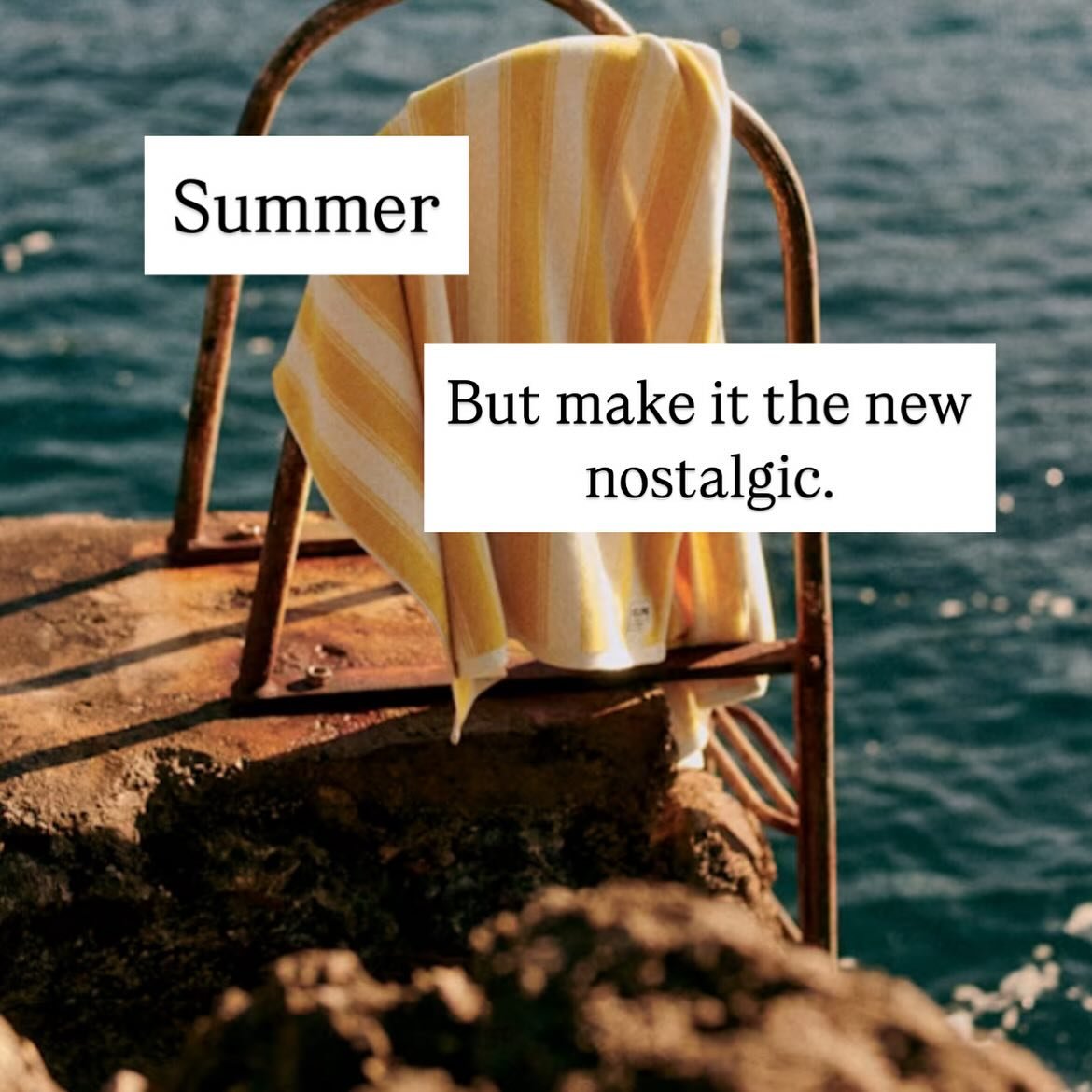 I don&rsquo;t want to relive my childhood summer. I want to create a motherhood summer. 

A summer where we all look back as a family and remember being in love with all that we have. 

A summer where I can be proud of myself, connected to myself whi