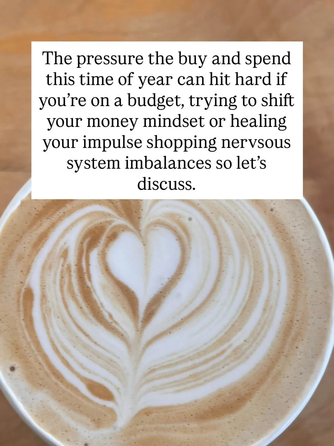 If you&rsquo;re spending $$$ or the pressure to spend feels like a lot right now here are some questions to ask yourself&hellip; swipe 👉 then keep reading👇

I actually coach almost every client through some sort of money issue and with them in mind