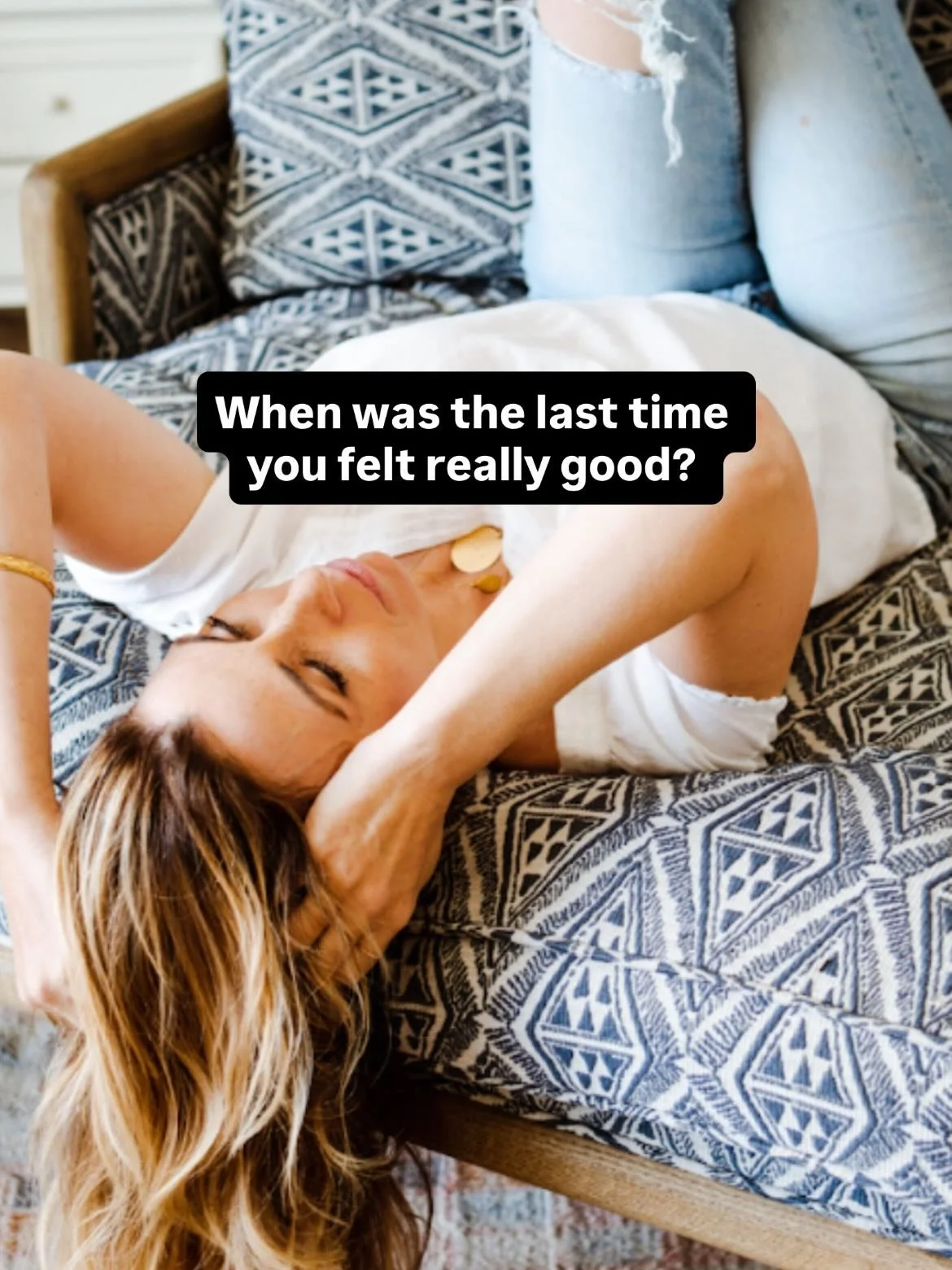 We start with Back to Me. 
It&rsquo;s 2 weeks, designed to give you the exact tools you need to reconnect with yourself no matter what stage of life you&rsquo;re in. 

There are women from every stage of life who practice the methods in Back to Me. 
